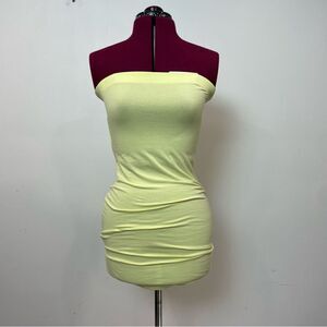 BP Summer Yellow Slim Fit Sleeveless dress